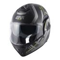 Casco Reversibile Givi X30 Pulsar Nero Op. Giallo