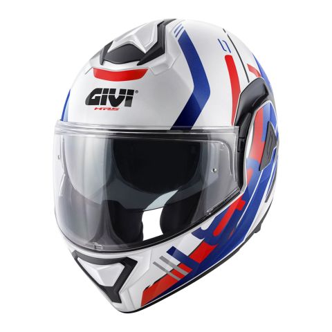Casco Reversibile Givi X30 Pulsar Bianco Rosso Blu