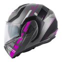 Casco Reversibile Givi X30 Pulsar Titanio Op. Rosa