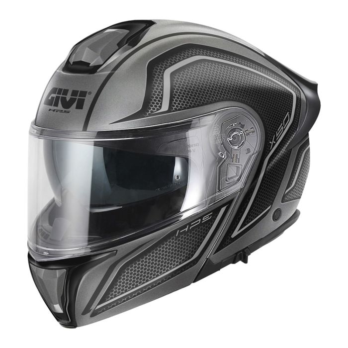 Casco Modulare Givi X50 Hologram Titanio Op. Grigio