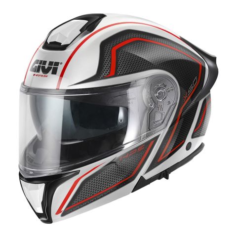 Casco Modulare Givi X50 Hologram Bianco Nero Rosso
