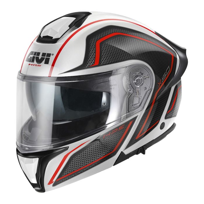 Casco Modulare Givi X50 Hologram Bianco Nero Rosso