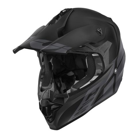 Casco Cross Givi 60.1 Invert Nero Opaco Grigio