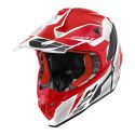 Casco Cross Givi 60.1 Invert Rosso Bianco Nero