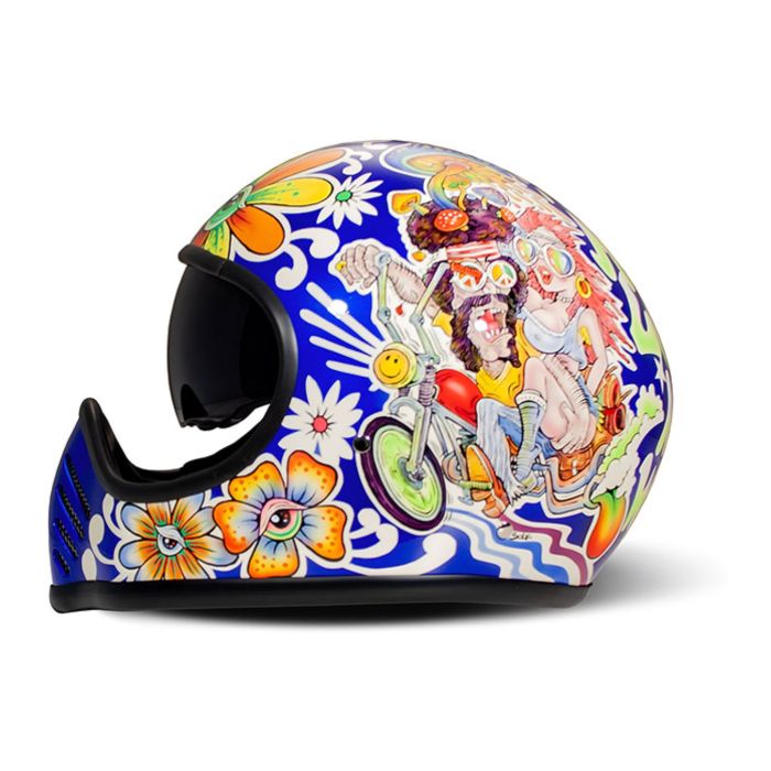 Casco Integrale Dmd Seventyseven Graphic Flower Power