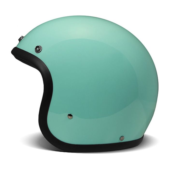 Casco Jet Dmd Retro Mono Turquoise