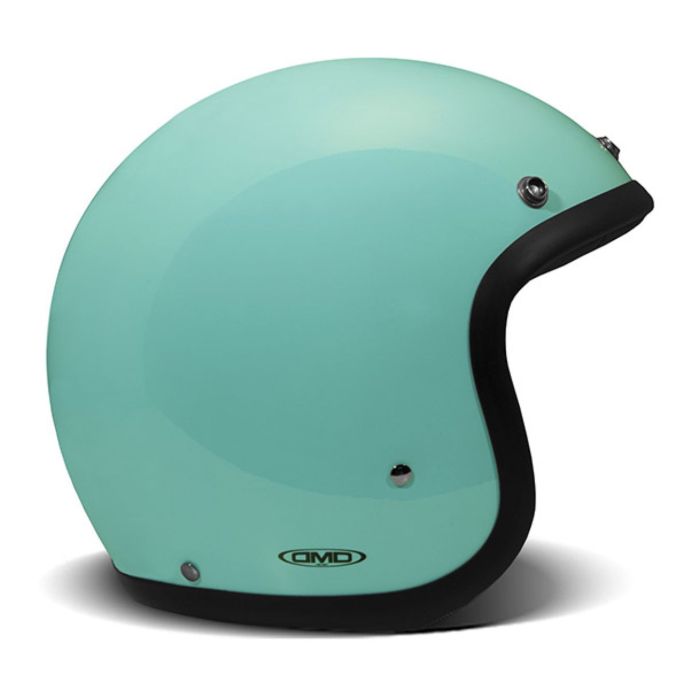 Casco Jet Dmd Retro Mono Turquoise