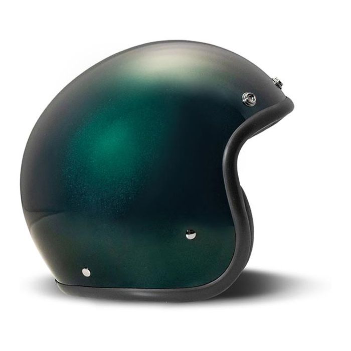 Casco Jet Dmd Retro Mono Deep Green