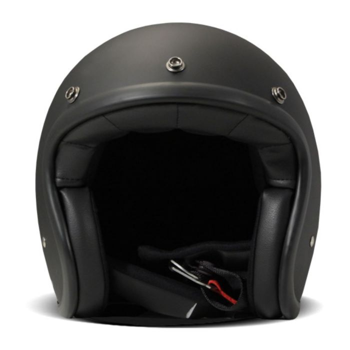 Casco Jet Dmd Retro Mono Matt Black