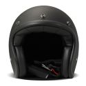 Casco Jet Dmd Retro Mono Matt Black
