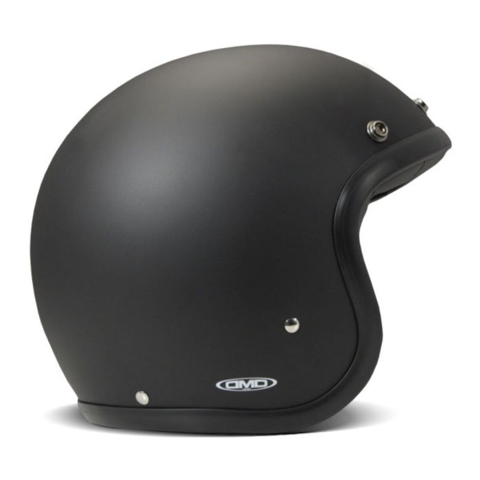 Casco Jet Dmd Retro Mono Matt Black