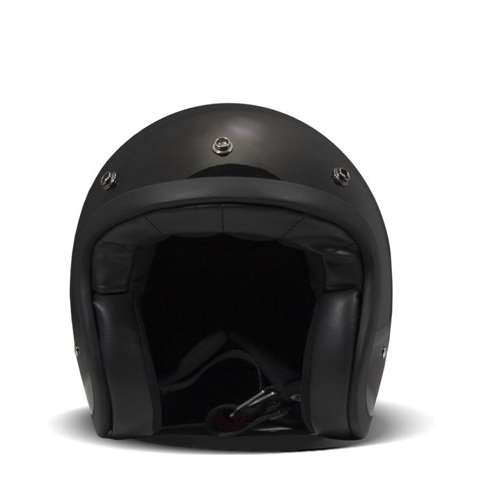 Casco Jet Dmd Retro Mono Solid Black