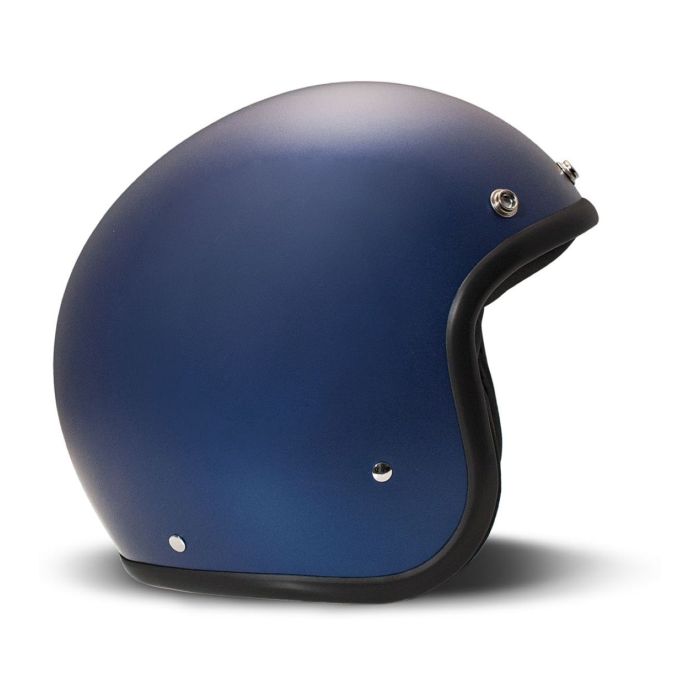Casco Jet Dmd Retro Mono Matt Deep Blue