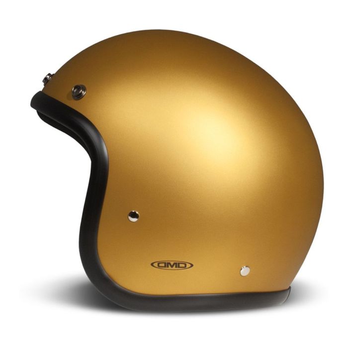 Casco Jet Dmd Retro Mono Ocra