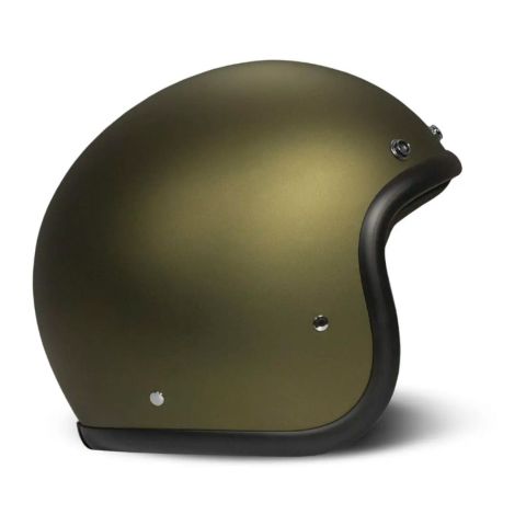 Casco Jet Dmd Retro Mono Olive Gold