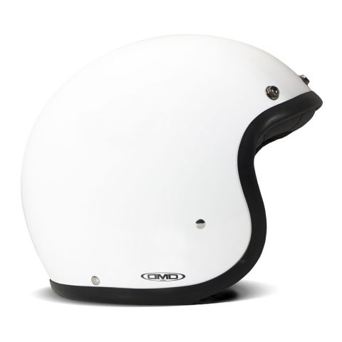 Casco Jet Dmd Retro Mono Solid White