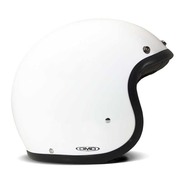 Casco Jet Dmd Retro Mono Solid White