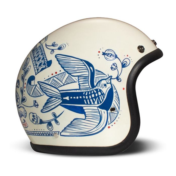 Casco Jet Dmd Retro Graphic Tigre