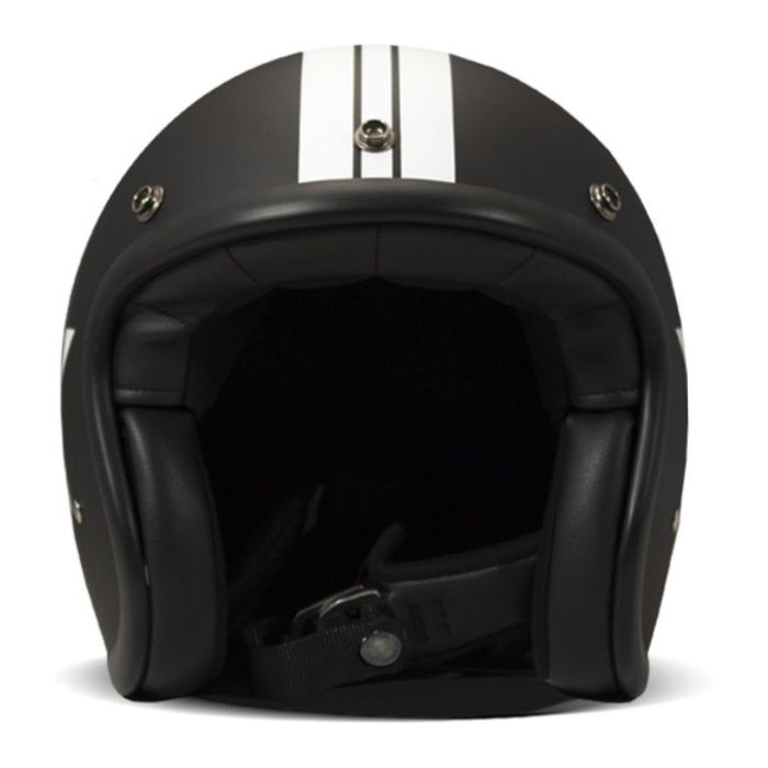 Casco Jet Dmd Retro Color Star Black