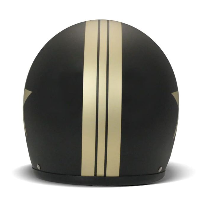 Casco Jet Dmd Retro Color Star Gold