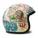 Casco Jet Dmd Retro Design Circus