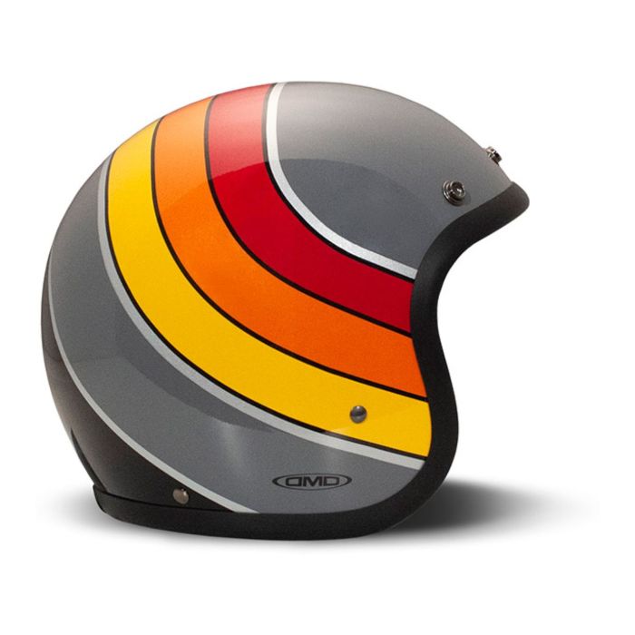 Casco Jet Dmd Retro Design Curve