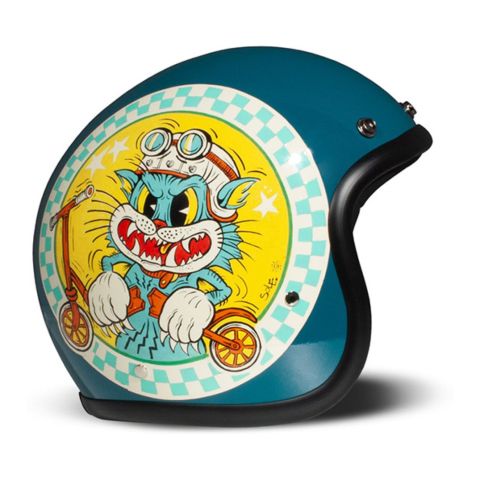 Casco Jet Dmd Retro Design Toon
