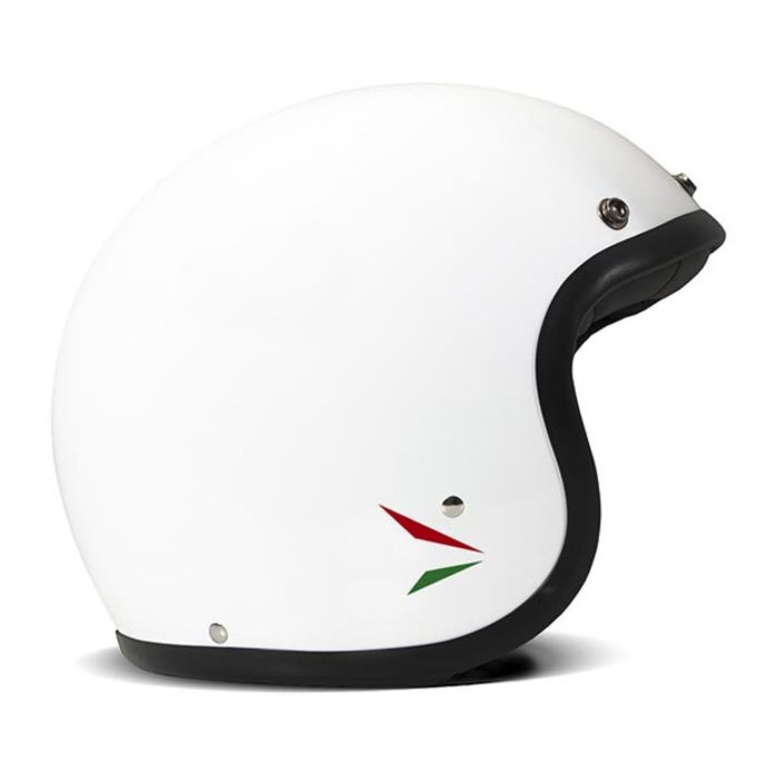 Casco Jet Dmd Retro Color Ita White