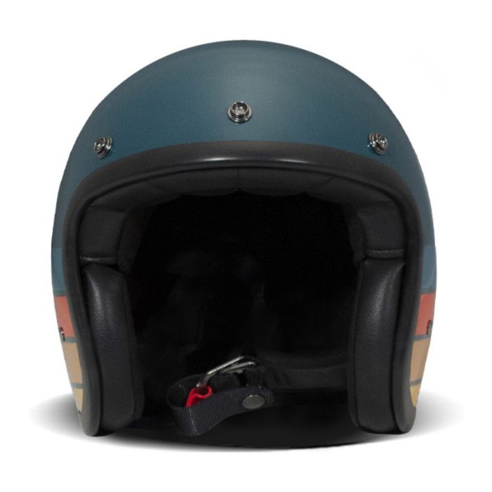 Casco Jet Dmd Retro Color Petrolhead