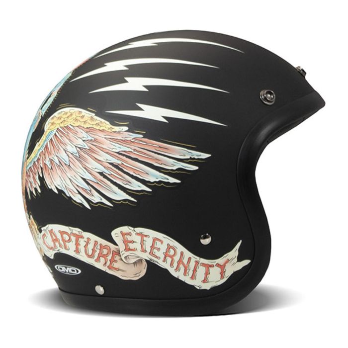 Casco Jet Dmd Retro Graphic Eagle