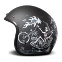 Casco Jet Dmd Retro Graphic Ghost Rider