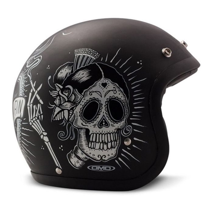 Casco Jet Dmd Retro Graphic Sin Fin