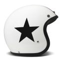 Casco Jet Dmd Retro Color Star White