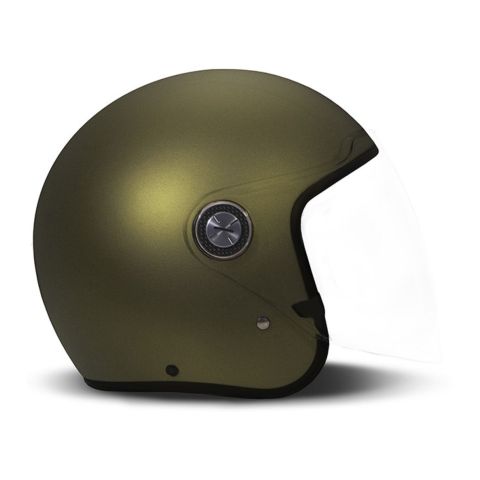 Casco Demi-jet Dmd P1 Mono Olive Gold