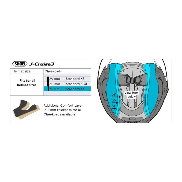 Shoei Type-s Guanciali31