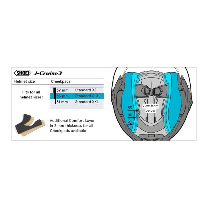 Shoei Type-s Guanciali35