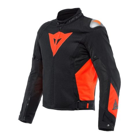 Giacca Moto Estiva Dainese Energyca Air Tex Black/fluo-red