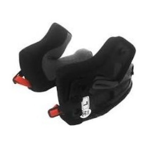 Nolan Sp Cheek Pads Steadyfit Tg.2xs-xs-s (45mm) Grey-black Per X903/ult