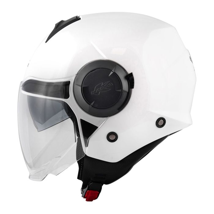 Casco Jet Kappa Kv37m Evo2 Solid Bianco