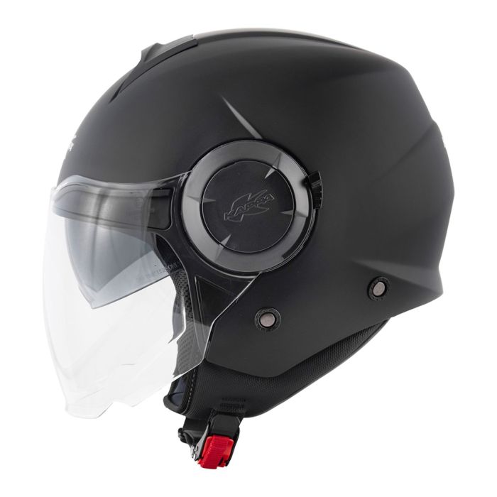 Casco Jet Kappa Kv37m Evo2 Solid Nero Opaco