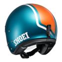 Casco Jet Shoei J-O2 Aventure TC2 Blue Orange