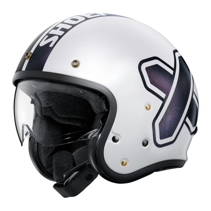 Casco Jet Shoei J-O2 TC6 Crosslogo White