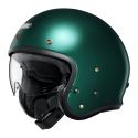 Casco Jet Shoei J-O2 Unic British Green