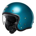 Casco Jet Shoei J-O2 Unic Laguna Blue