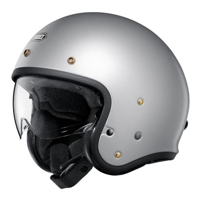 Casco Jet Shoei J-O2 Unic Matt Light Silver