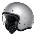 Casco Jet Shoei J-O2 Unic Matt Light Silver
