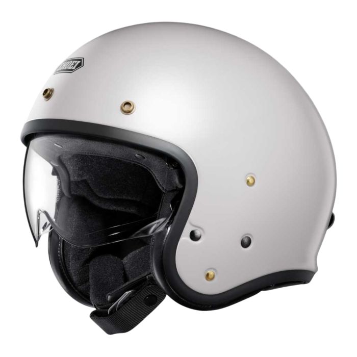 Casco Jet Shoei J-O2 Unic Off White