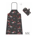 Set Da Cucina Grembiule + Guanto Forno Mx