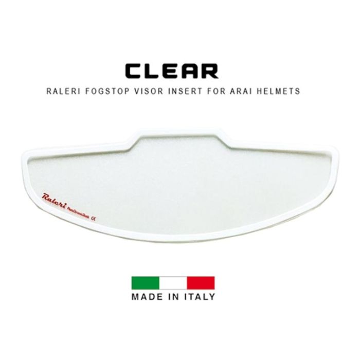 Universal antifog film for Arai Raleri transparent helmets