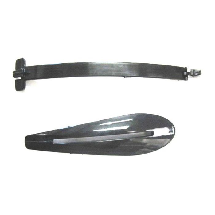 Kit Presa D'aria E Leva Seconda Visiera Nera Per Caberg Riviera V2/v2+/v